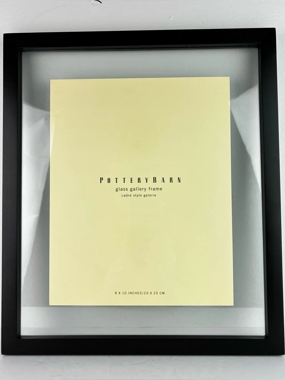 Pottery Barn NWOT Floating Glass Gallery Frame